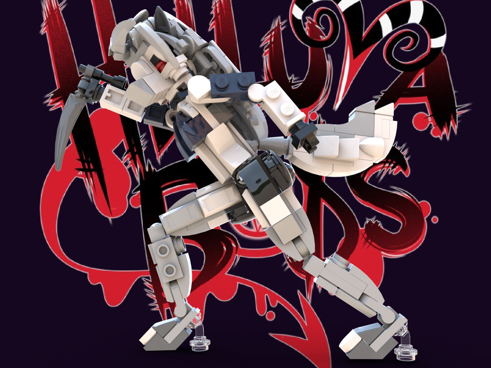 Lego Loona - Helluva Boss - Hazbin Hotel - hellhound