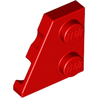 Lego Wedge Plate 2 x 2 Left / Red