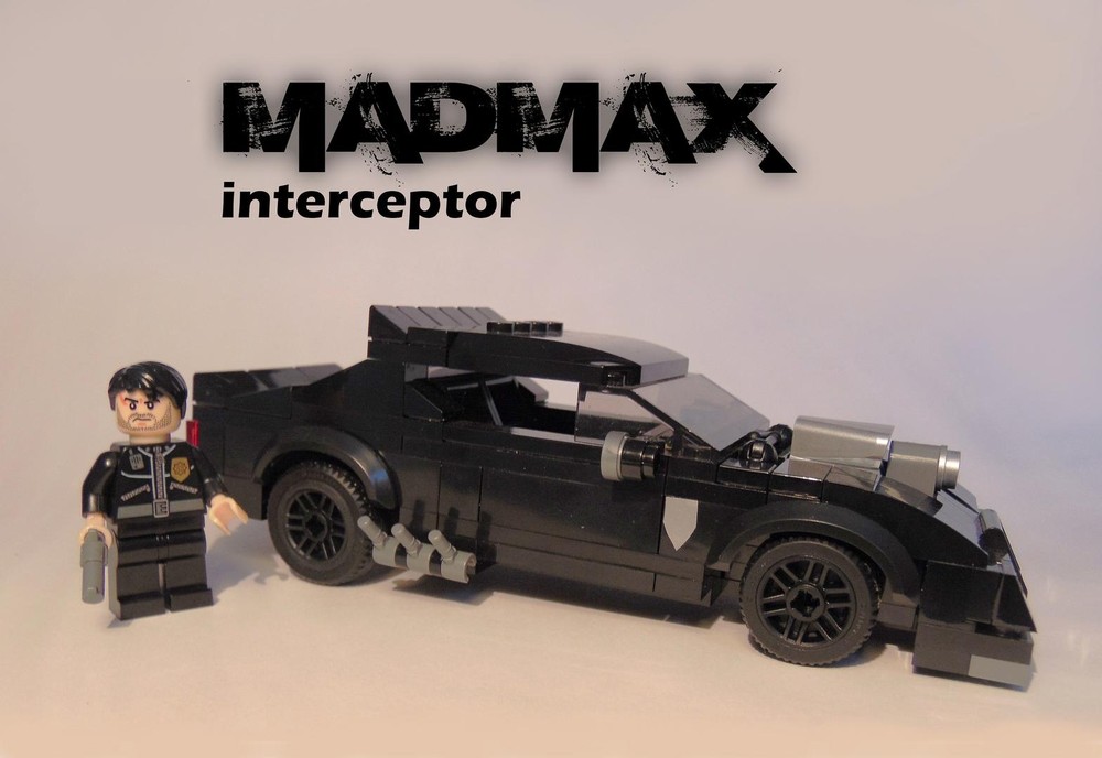 Lego Mad Max interceptor pursuit car minifig scale