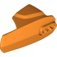 Lego Large Figure Limb Cover, Size 6, Armor with Ball Joint Socket / Orange
