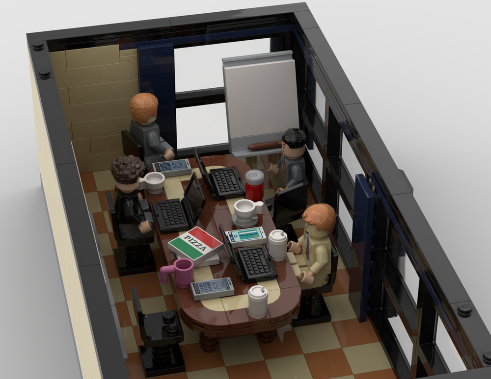 Lego Modular Office Building - Board Room Floor