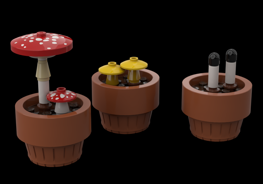 Lego Tiny Mushrooms: Botanical Collection