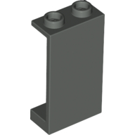 Lego Panel 1 x 2 x 3 [Hollow Studs] / Dark Gray