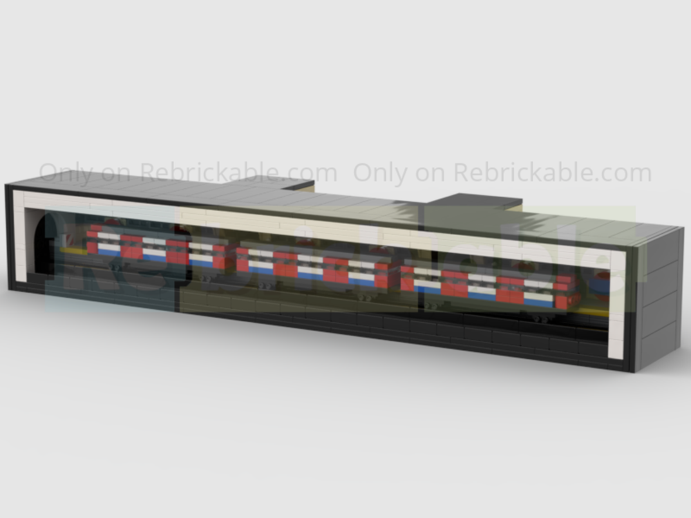 Lego My Last Ever MOC - London Underground Station Diorama