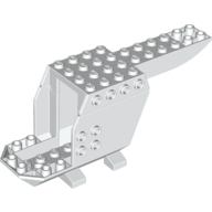 Lego Helicopter Body 4 x 14 x 5 / White