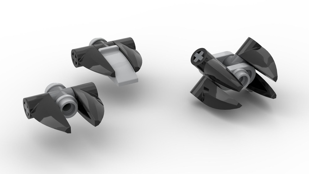 Lego Nano TIE Striker, TIE Reaper and TIE Interceptor