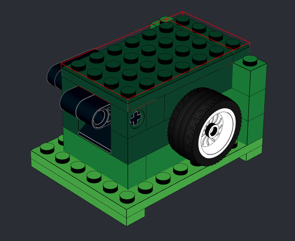 Lego Mini Vakuum/ Staubsauger Motor V1