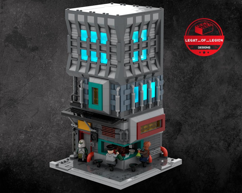 Lego SW Coruscant Underworld Modular House #3