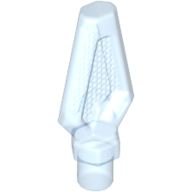 Lego Weapon Pike / Spear Tip with Bar / Trans-Medium Blue