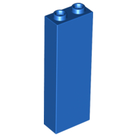 Lego Brick 1 x 2 x 5 / Blue