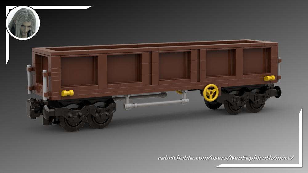 Lego Open Coal Wagon (brown)