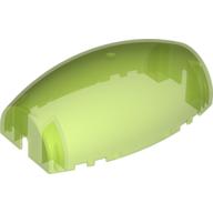 Lego Windscreen 10 x 6 x 3 Bubble Canopy Double Tapered / Trans-Bright Green