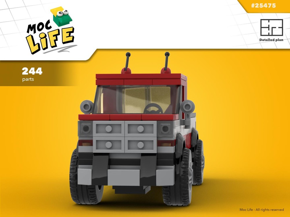 Lego Ram 1500 extended cab long bed