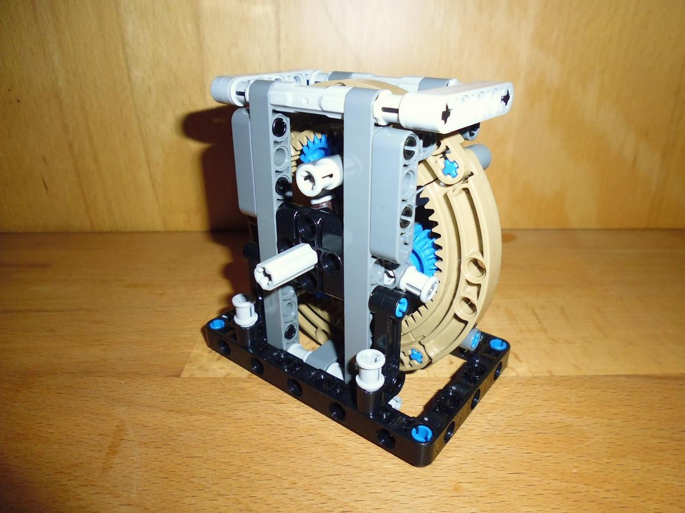 Lego Blue Planetary Gear Set With Fixed Planet Carrier (Version 2)