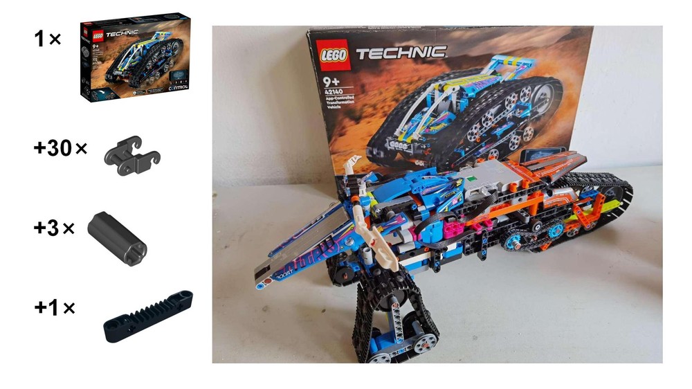 Lego snowfield in 42140