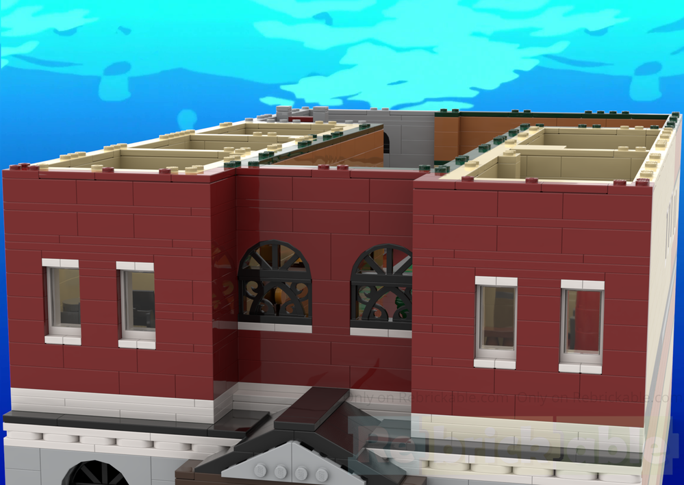 Lego Iwatodai Dorm Modular Part 2 (First floor) - Persona 3 Reload