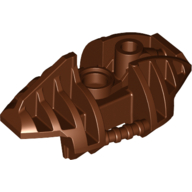Lego Large Figure Limb Cover, Upper Leg Section (Piraka) / Reddish Brown