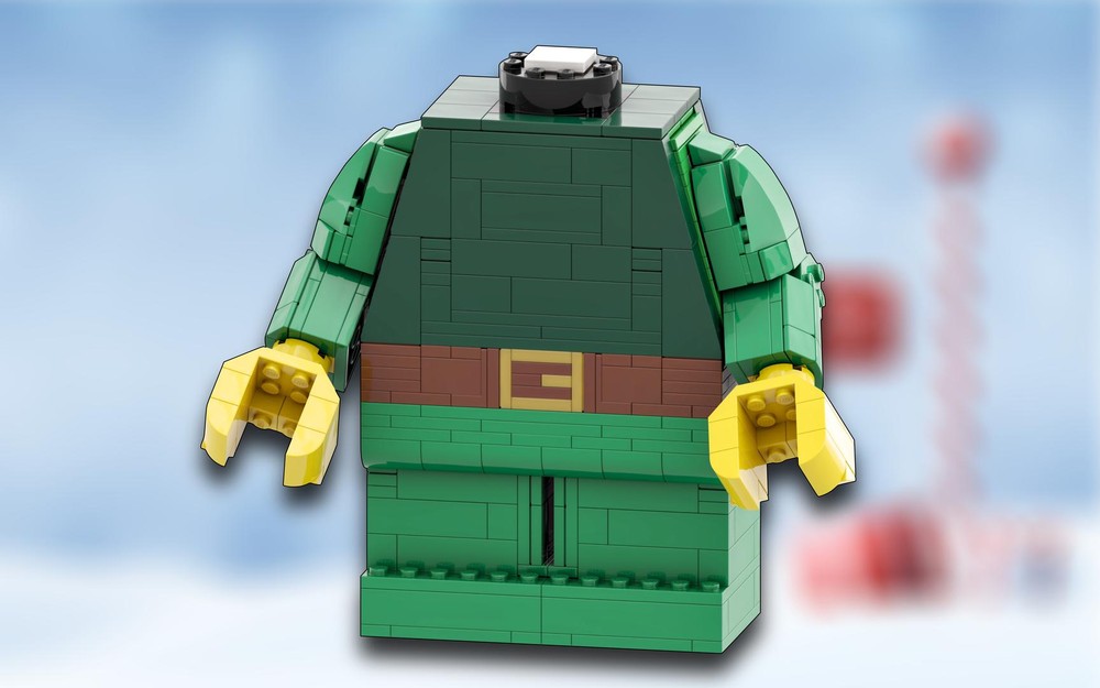Lego Up-Scaled LEGO Minifigure - Elf Costume