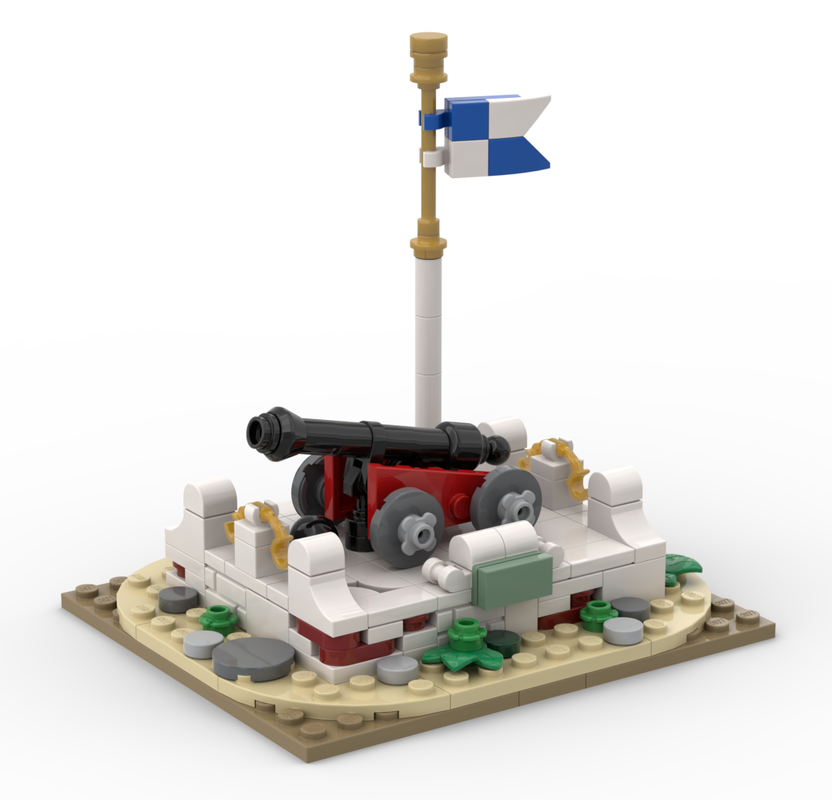 Lego Cannon Memorial