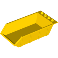 Lego Tipper Bed 4 x 6, Open Studs / Yellow