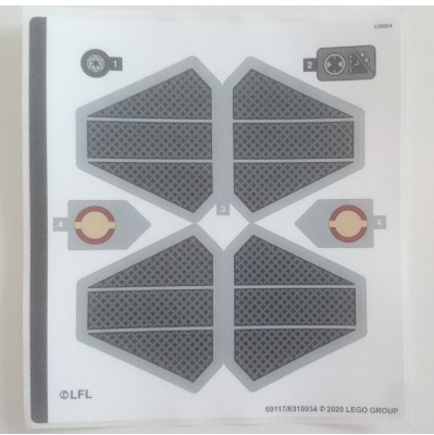 Lego Sticker Sheet for Set 75281-1 / [No Color/Any Color]