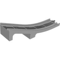 Lego Duplo Train Track, Bridge Lower Section / Light Bluish Gray