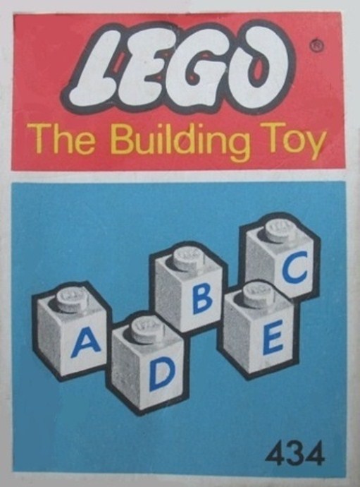 Lego 50 lettered bricks (The Building Toy)