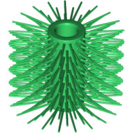 Lego Street Sweeper Brush / Green