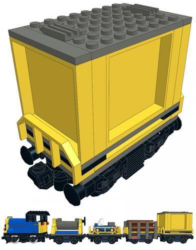 Lego Mini Cargo Train - Container Car