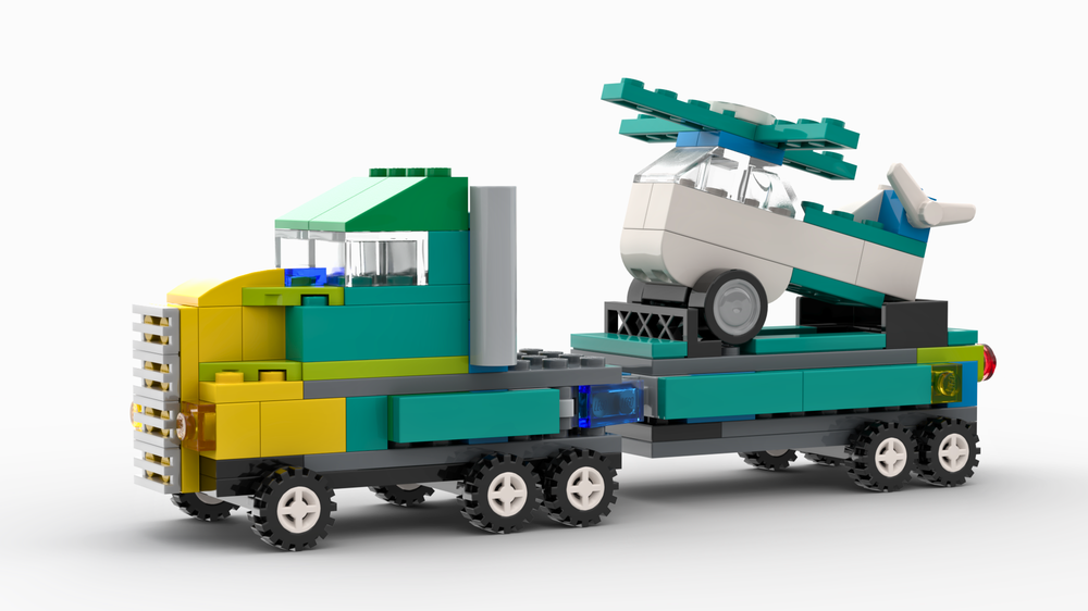 Lego 11036 Truck and Helicopter