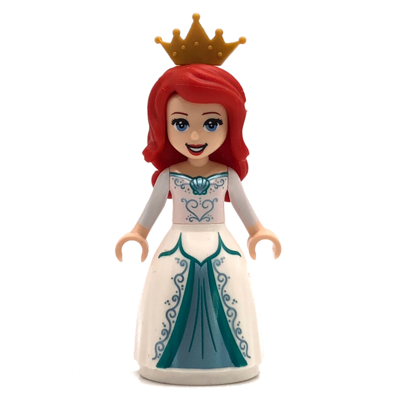 Lego Ariel - Human Form, White Dress, Crown