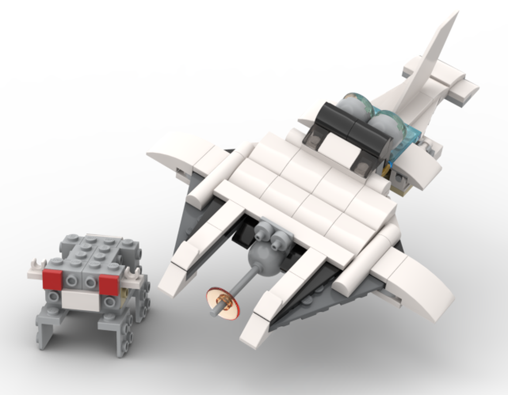 Lego Mars-Shuttle mit Exkursions-Hund