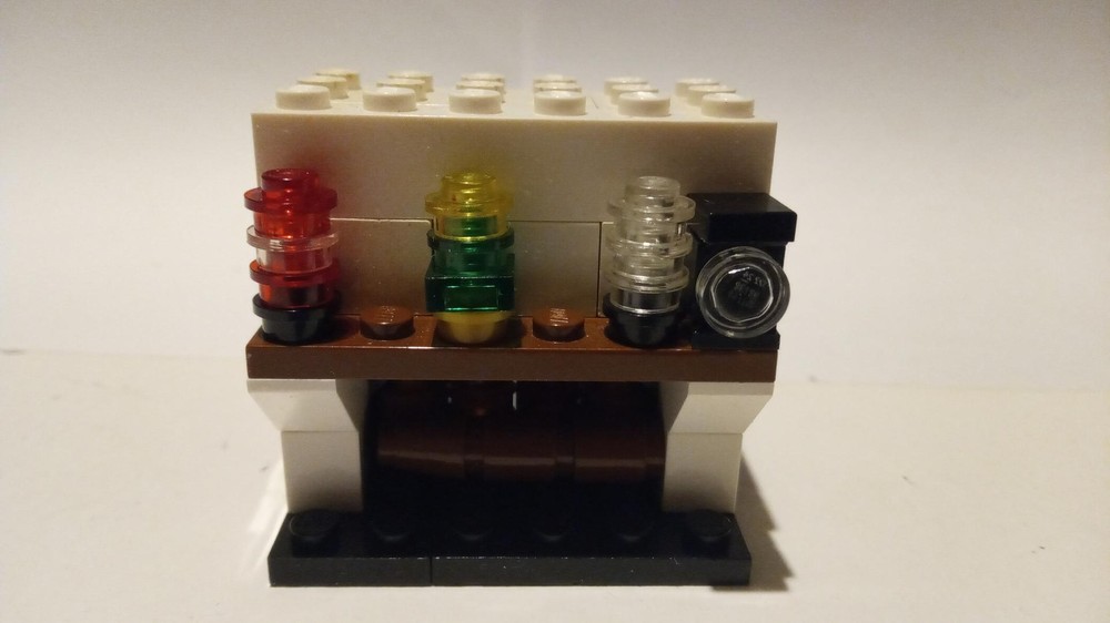 Lego Christmas fireplace
