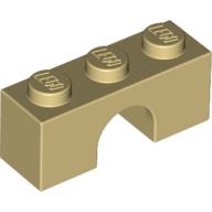 Lego Brick Arch 1 x 3 / Tan