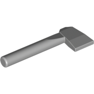 Lego Weapon Axe / Light Bluish Gray