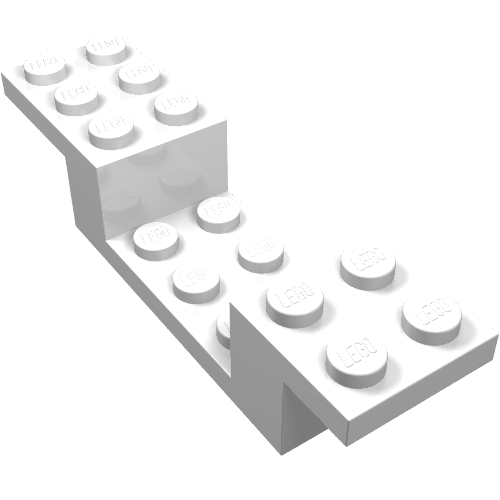 Lego Bracket 8 x 2 x 1 1/3 / White