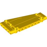 Lego Technic Panel 5 x 11 x 1 Tapered / Yellow