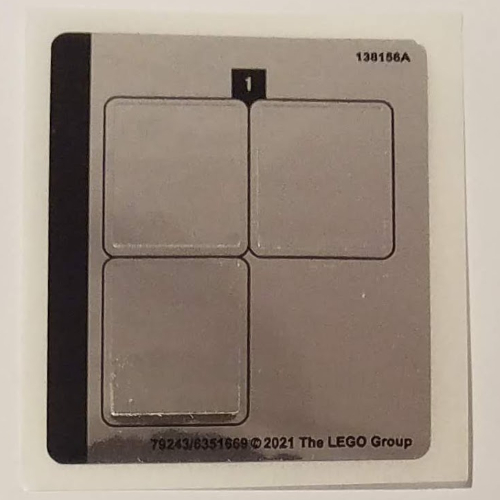 Lego Sticker Sheet for Set 76386-1