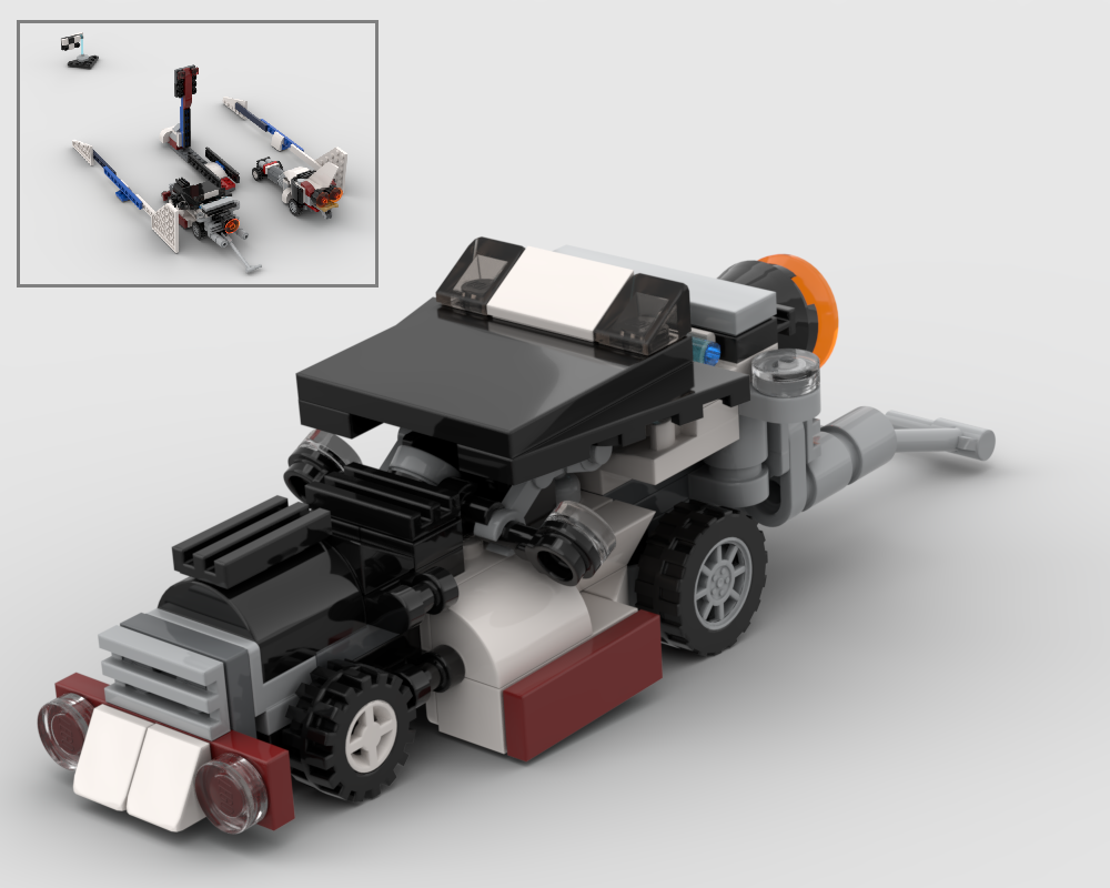 Lego 31091 - Drag Race - Hot Rod Dragster