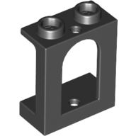 Lego Window 1 x 2 x 2 Castle / Black