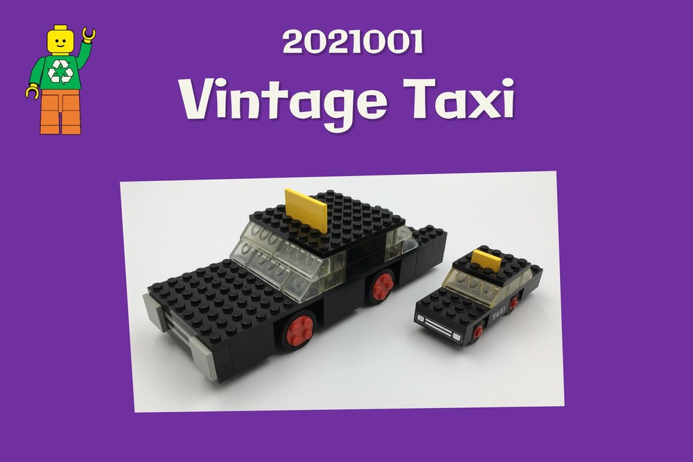Lego Supersized Vintage Taxi