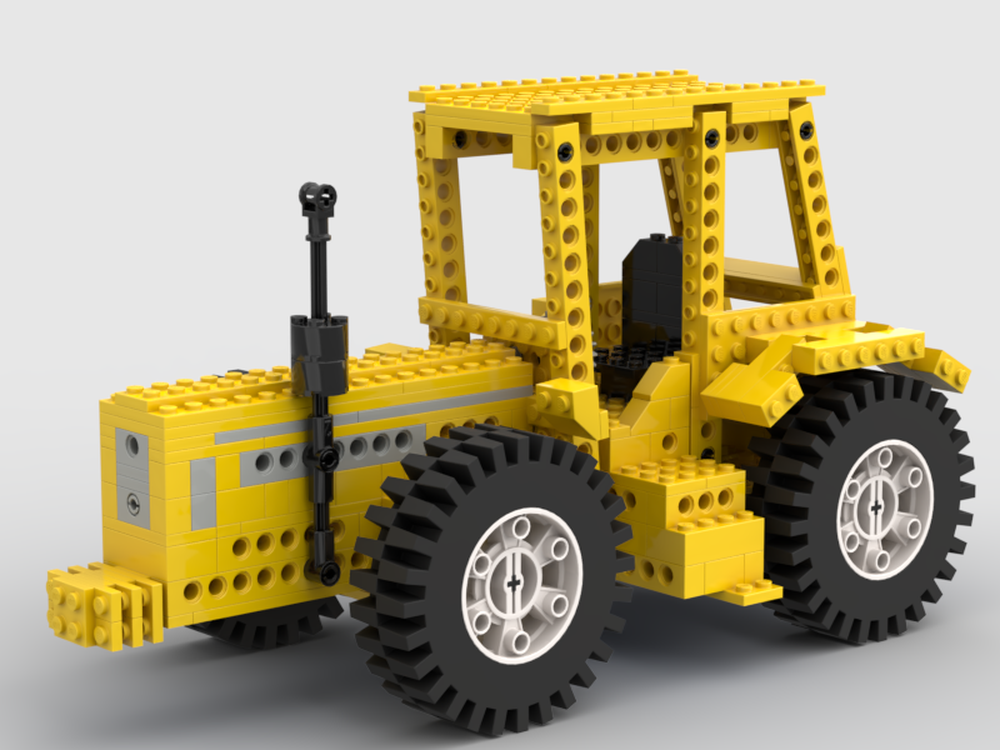 Lego Schlüter Super Trac 2000 TVL in Yellow