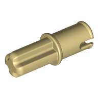 Lego Technic Axle Pin without Friction Ridges Lengthwise / Tan
