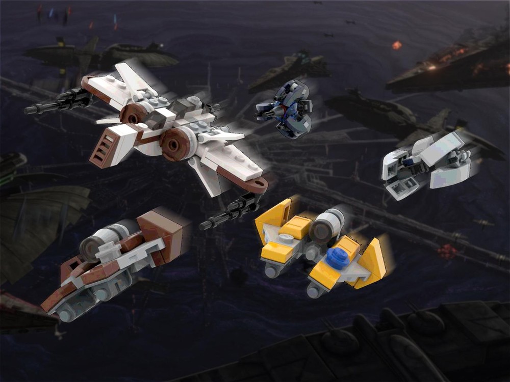 Lego ARC-170, ETA-2 interceptor, Tri-droide, Vulture droide