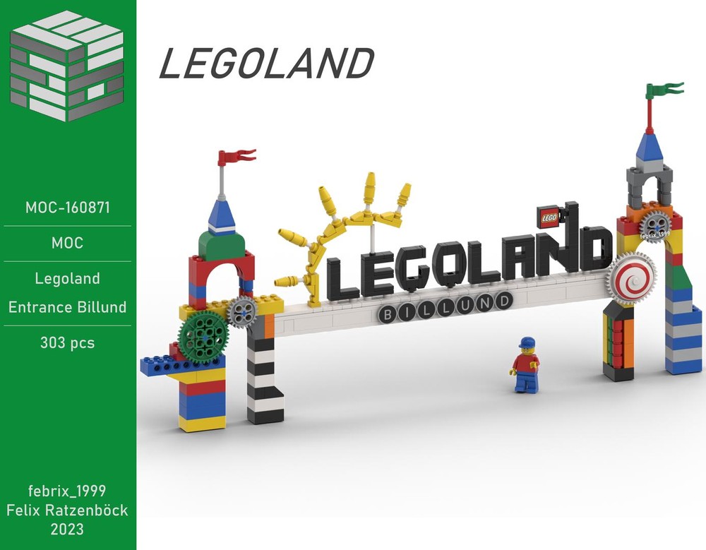 Lego Legoland Entrance Billund