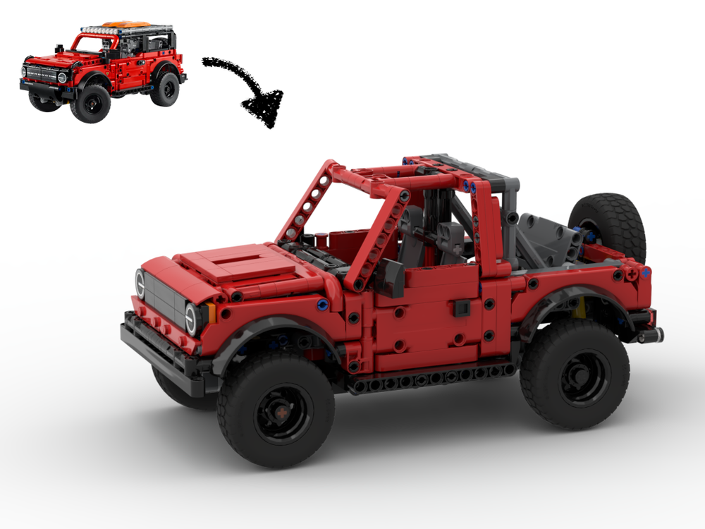 Lego 42213 C model Suzuki Samurai