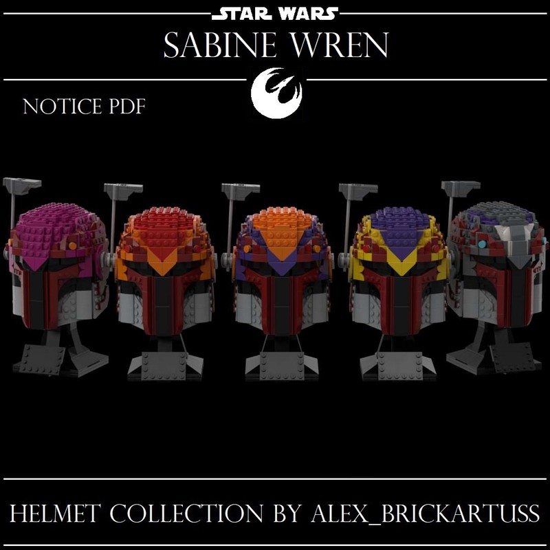 Lego Helmet Sabine Wren