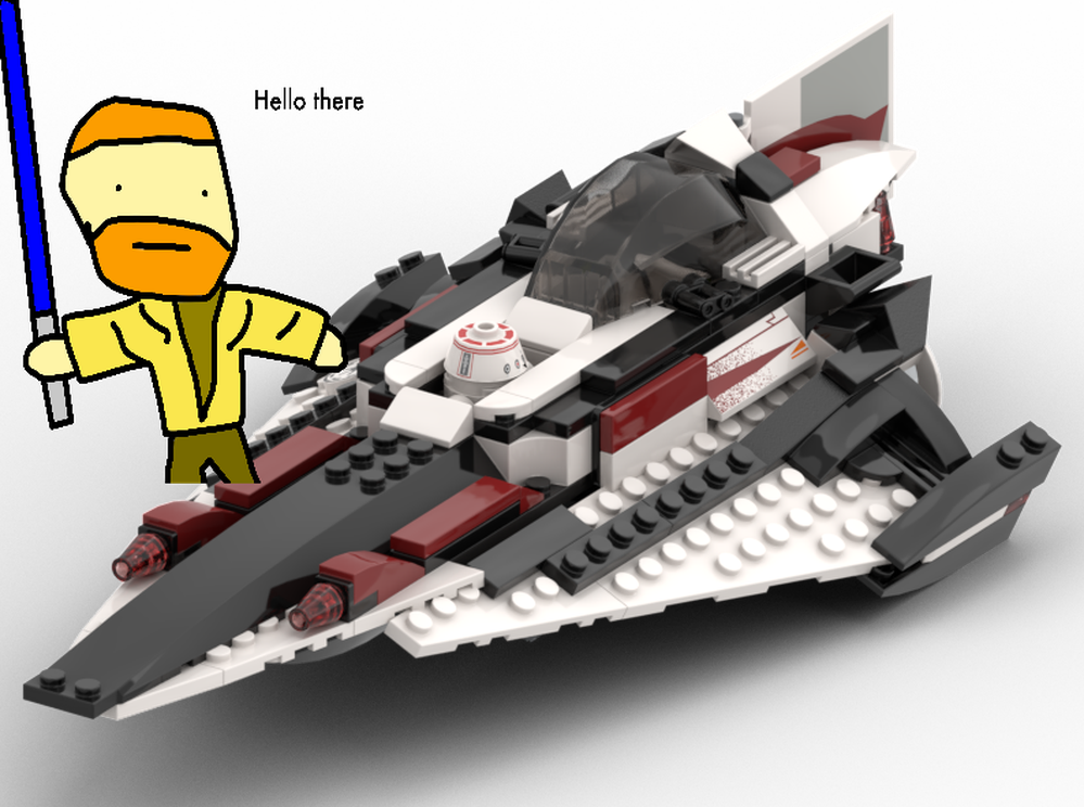 Lego Custom Jedi Starfighter