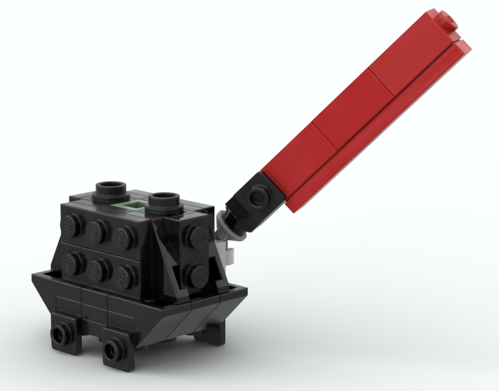 Lego Mouse droid with lightsaber