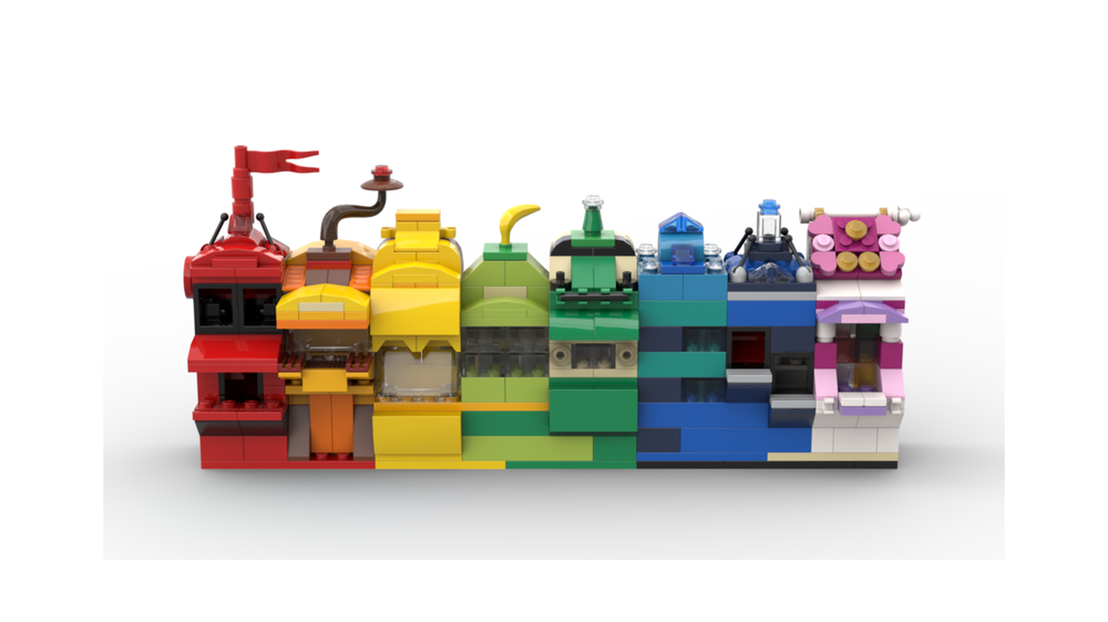 Lego 11014 Rainbow houses